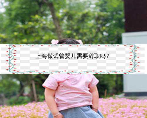 上海做试管婴儿需要辞职吗？